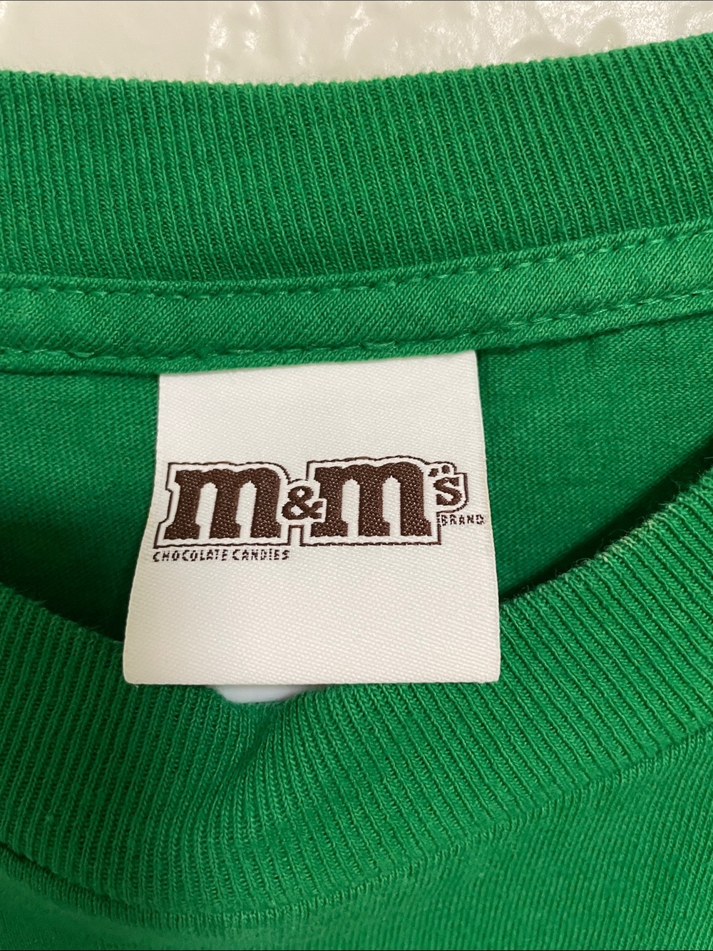 M&M'S Green Character Graphic Tee - Bright Green, White, Black, Red - Picture 3 of 7